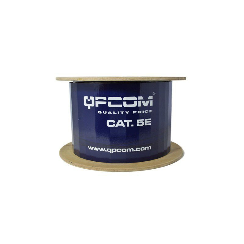 QPCOM CABLE FTP BLINDADO CAT5E EXTERIOR QP-65704PE