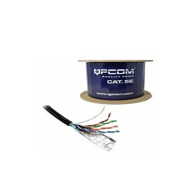 QPCOM cable FTP blindado CAT5E exterior QP-65704PE - foto 2