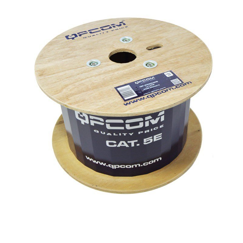 QPCOM cable FTP blindado CAT5E exterior QP-65704PE - foto 3