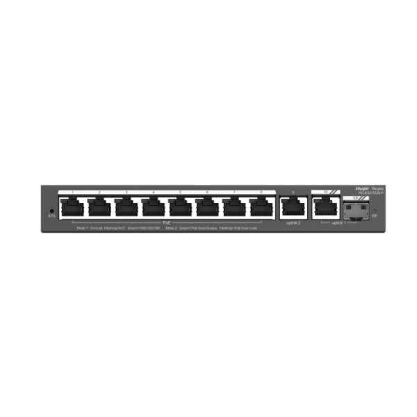 RUIJIE Reyee switch RG-ES210GS-P 10 puertos PoE+ 120W - foto 3