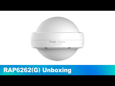 Video oficial Ruijie Reyee: unboxing RG-RAP6262(G)